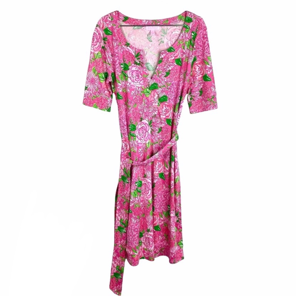 Lilly Pulitzer May Flowers Silk Dress